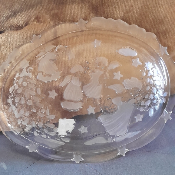 Mikasa Clear Crystal Christmas Holliday Star Dish NWT - Picture 5 of 11